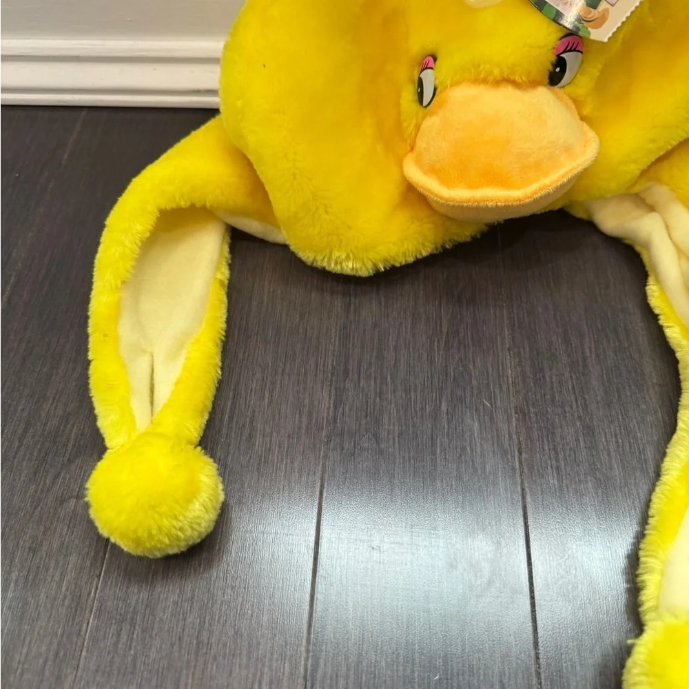 NWT Anima Hats Yellow Duck Hat for Kids Toddlers with Bill and Face